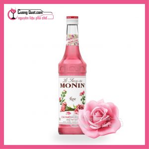 Monin Hoa Hồng 700ml(6 chai giảm 5k/1 chai)