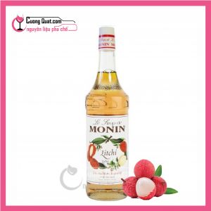 Monin Vải 1 Lít(6 chai giảm 5k/1 chai)