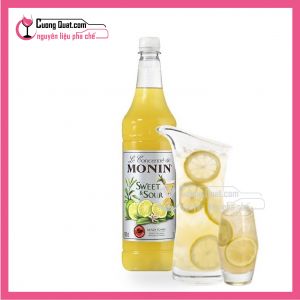 Monin Chanh Muối- Sweet & Sour 1L(6 chai giảm 2k, 12 chai giảm 4k)