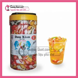 Thạch Douxian Cá 4 MÀU 2.5KG