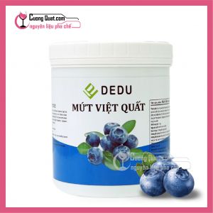 MỨT Dedu Việt Quất 1,3KG( Hộp Trắng Đục )(ctkm Mua 3 hộp giảm 5k/ Mua 6 hộp giảm 10k)