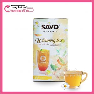 Trà SAVO Thảo Mộc Warming Tea ( Vỏ Cam & Hoa Cúc )(CTKM Mua 12 Tặng 1)
