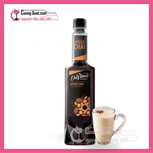 Syrup Davinci Spiced Chai Concentrate 750m(mua 6 chai giảm 2k/1 chai, mua 12 chai giảm 4k/ 1 chai) Có thể mix mùi