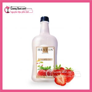 Syrup Heston Dâu (Mẫu 2023 Chai mới 2,5kg)(6 Chai giảm 5k/1chai)18 Chai giảm 10k/1chai.30 Chai giảm 15k/1 chai)